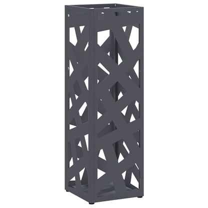 Stand per Ombrelli da Pioggia Antracite 15,5 x 15,5 x 49 cm | homemem39