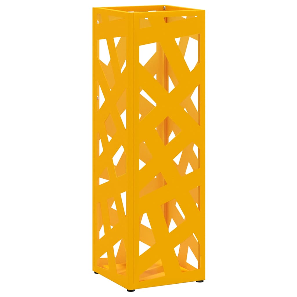 Stand per Ombrelli da Pioggia Senape 15,5 x 15,5 x 49 cm | homemem39