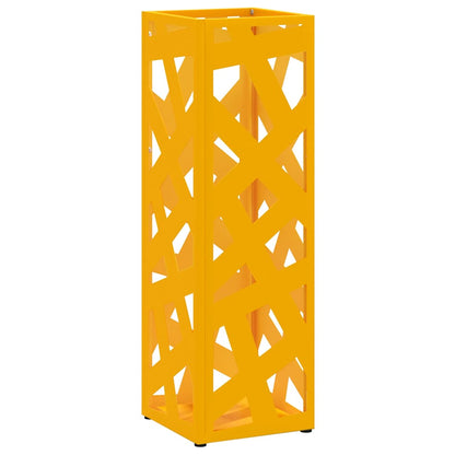 Stand per Ombrelli da Pioggia Senape 15,5 x 15,5 x 49 cm | homemem39