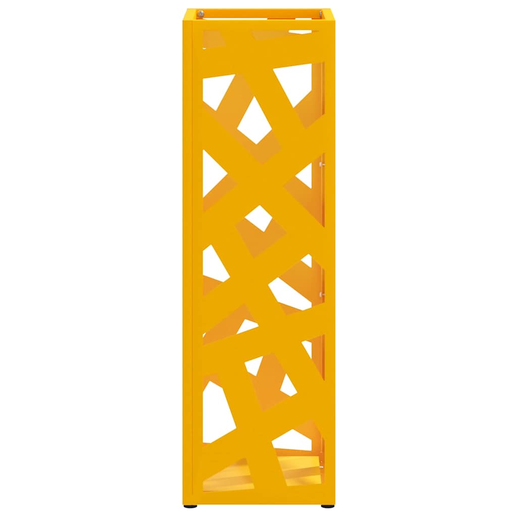 Stand per Ombrelli da Pioggia Senape 15,5 x 15,5 x 49 cm | homemem39