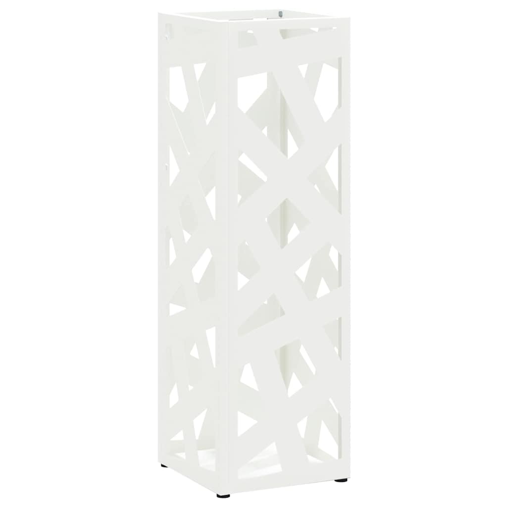 Stand per Ombrelli da Pioggia Bianco 15,5 x 15,5 x 49 cm | homemem39