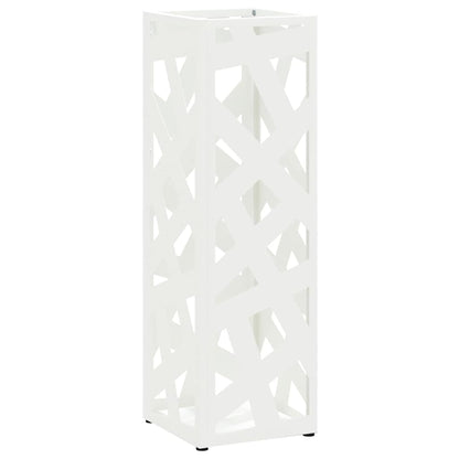 Stand per Ombrelli da Pioggia Bianco 15,5 x 15,5 x 49 cm | homemem39