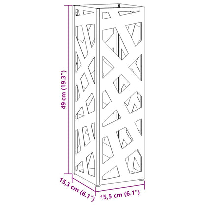 Stand per Ombrelli da Pioggia Bianco 15,5 x 15,5 x 49 cm | homemem39