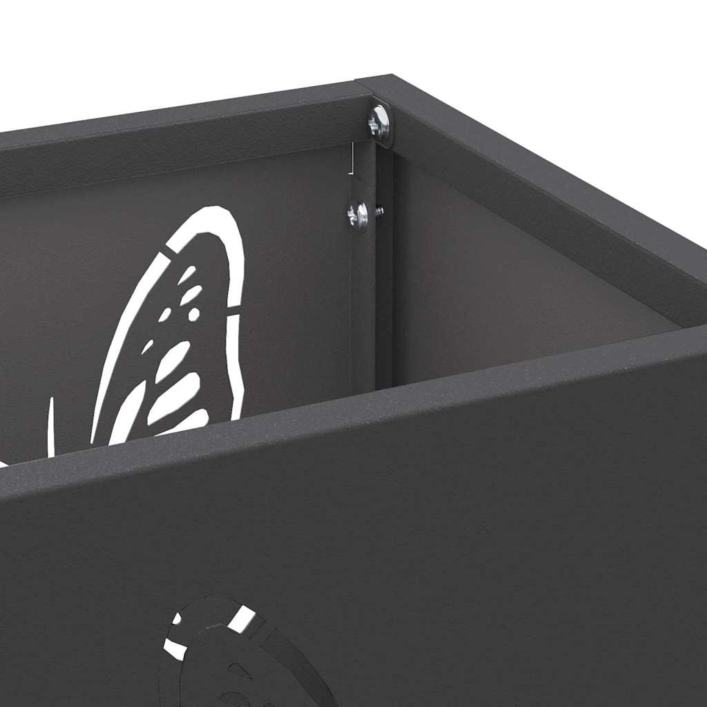 Stand per Ombrelli da Pioggia Nero 15,5 x 15,5 x 49 cm Acciaio | homemem39
