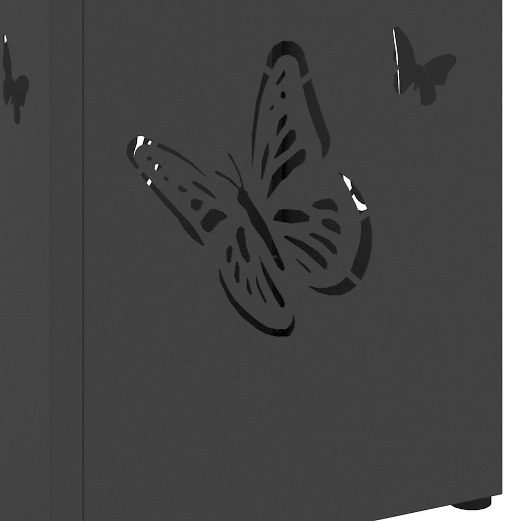 Stand per Ombrelli da Pioggia Nero 15,5 x 15,5 x 49 cm Acciaio | homemem39