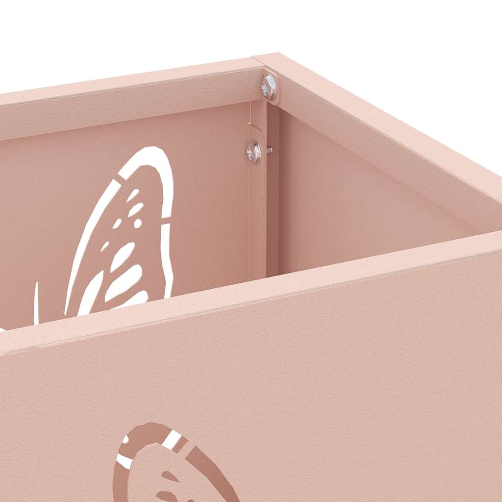 Stand per Ombrelli da Pioggia Rosa 15,5 x 15,5 x 49 cm Acciaio | homemem39