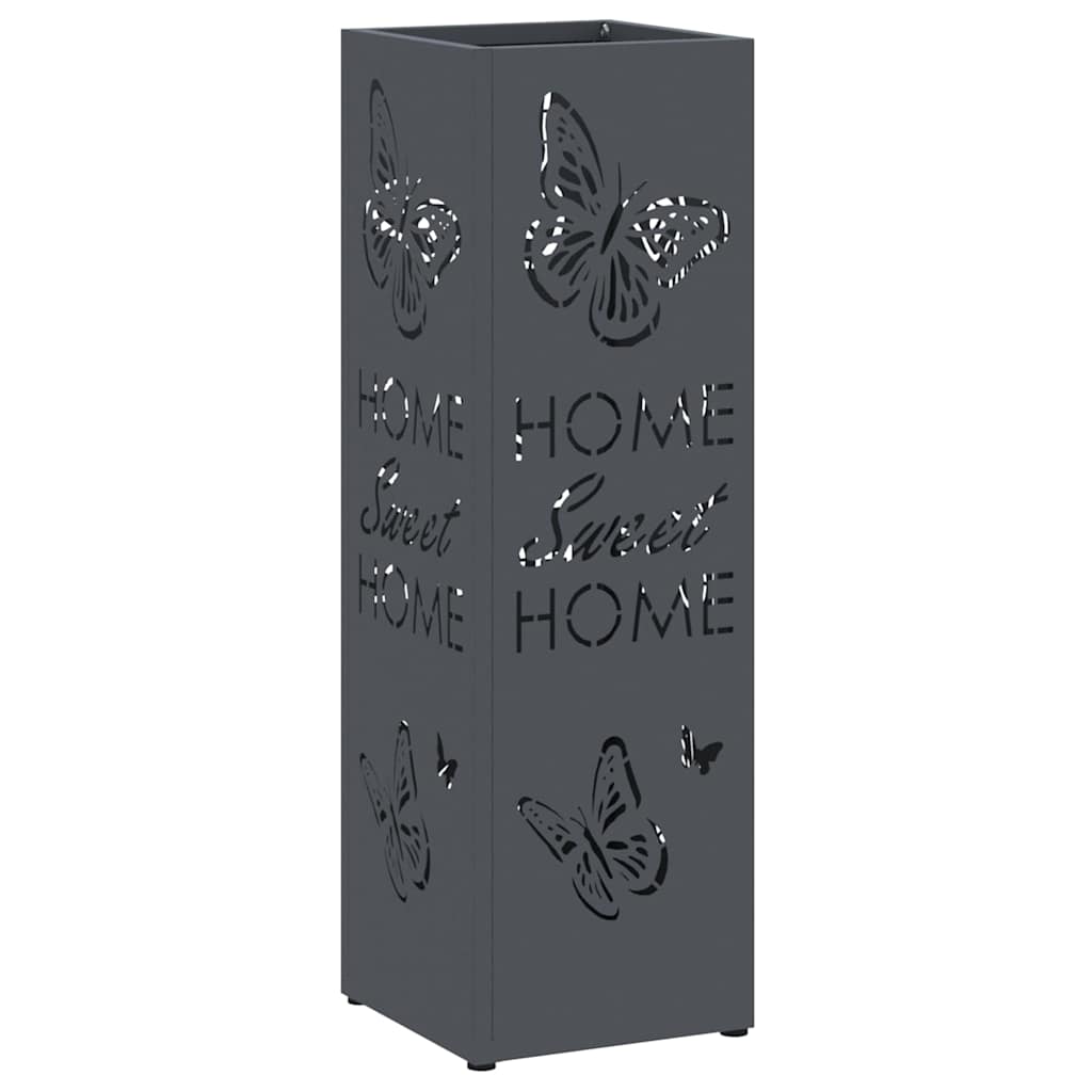 Stand per Ombrelli da Pioggia Antracite 15,5 x 15,5 x 49 cm | homemem39