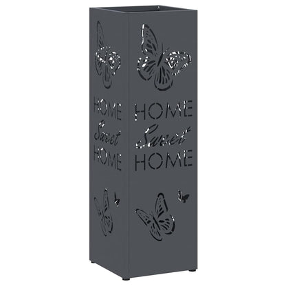 Stand per Ombrelli da Pioggia Antracite 15,5 x 15,5 x 49 cm | homemem39