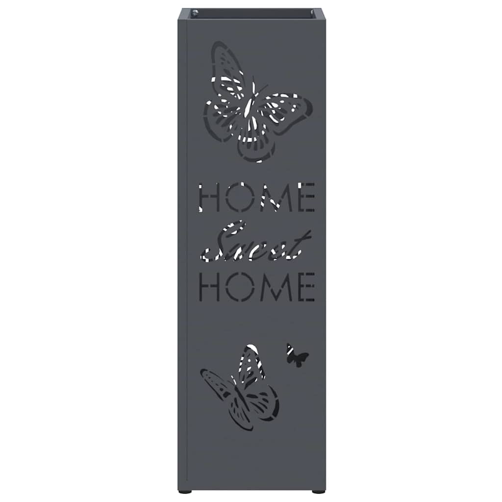 Stand per Ombrelli da Pioggia Antracite 15,5 x 15,5 x 49 cm | homemem39