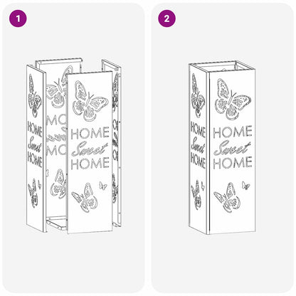 Stand per Ombrelli da Pioggia Senape 15,5 x 15,5 x 49 cm | homemem39