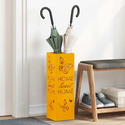 Stand per Ombrelli da Pioggia Senape 15,5 x 15,5 x 49 cm | homemem39