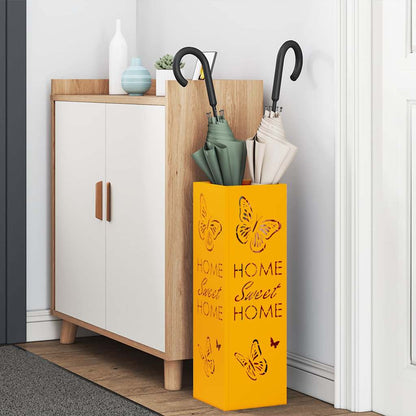 Stand per Ombrelli da Pioggia Senape 15,5 x 15,5 x 49 cm | homemem39