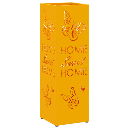 Stand per Ombrelli da Pioggia Senape 15,5 x 15,5 x 49 cm | homemem39