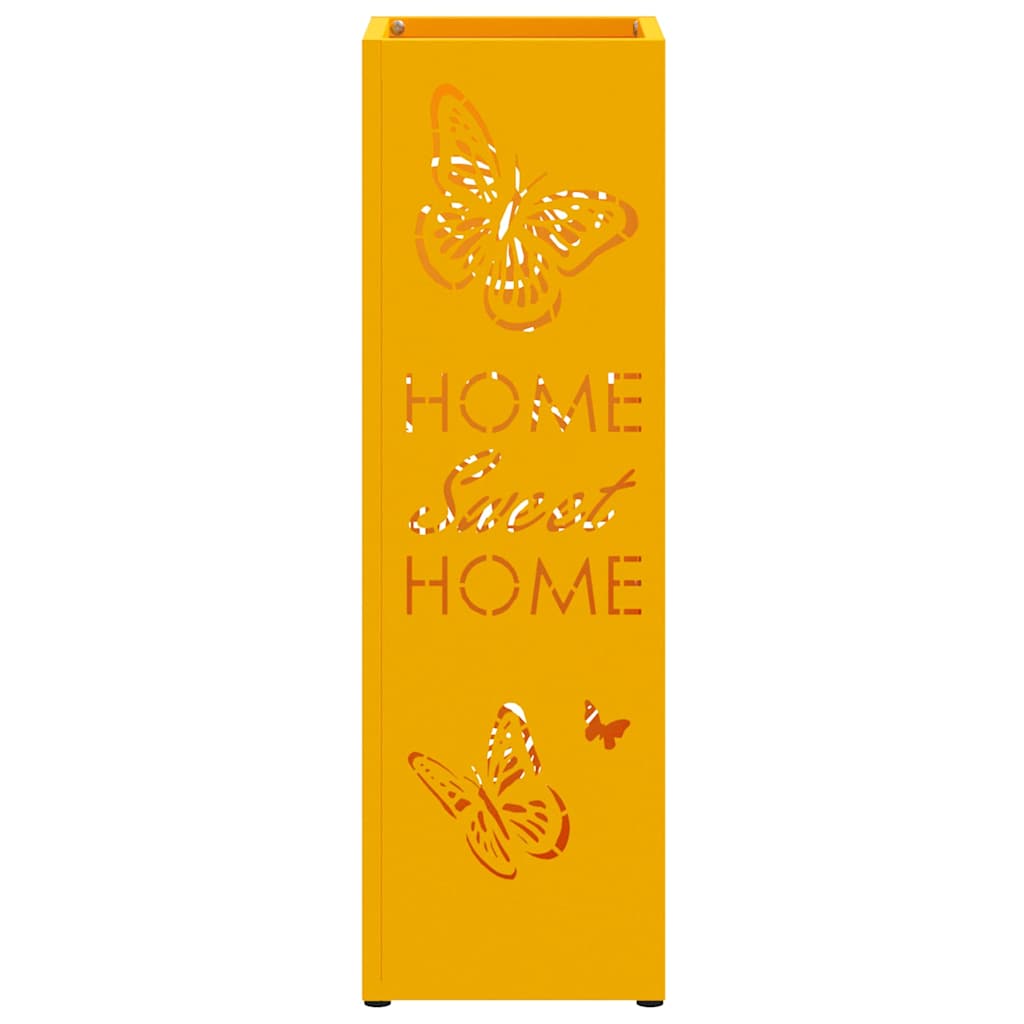 Stand per Ombrelli da Pioggia Senape 15,5 x 15,5 x 49 cm | homemem39