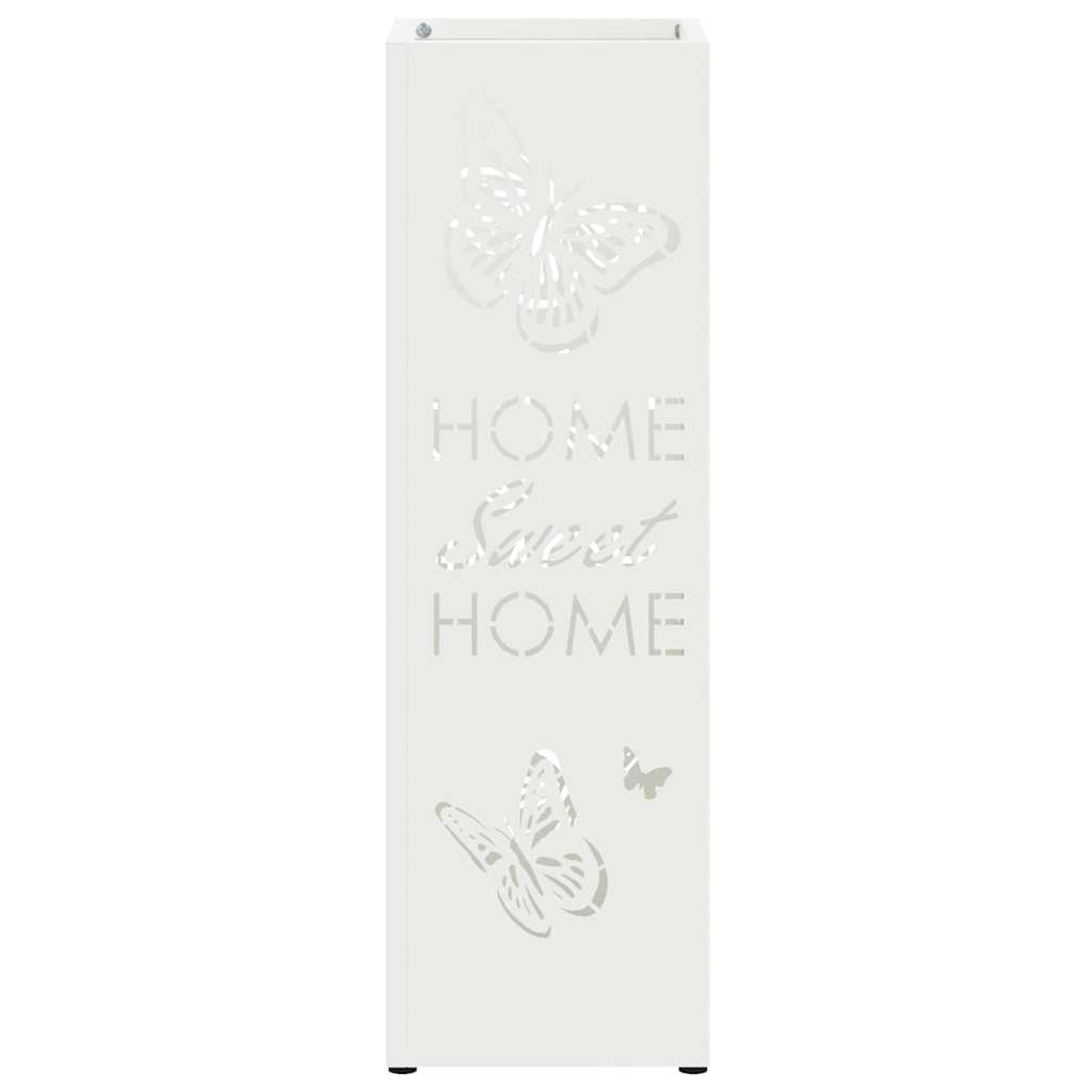 Stand per Ombrelli da Pioggia Bianco 15,5 x 15,5 x 49 cm | homemem39