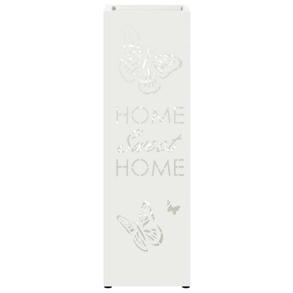 Stand per Ombrelli da Pioggia Bianco 15,5 x 15,5 x 49 cm | homemem39