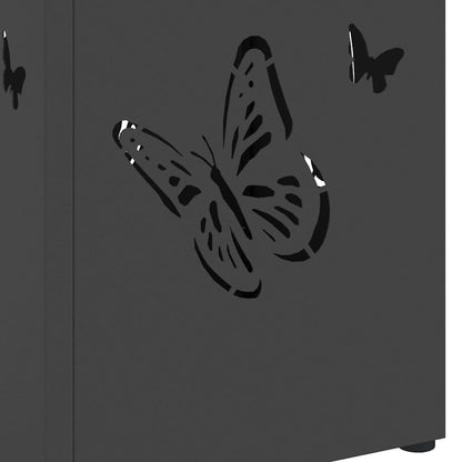 Stand per Ombrelli da Pioggia Nero 15,5 x 15,5 x 49 cm Acciaio | homemem39