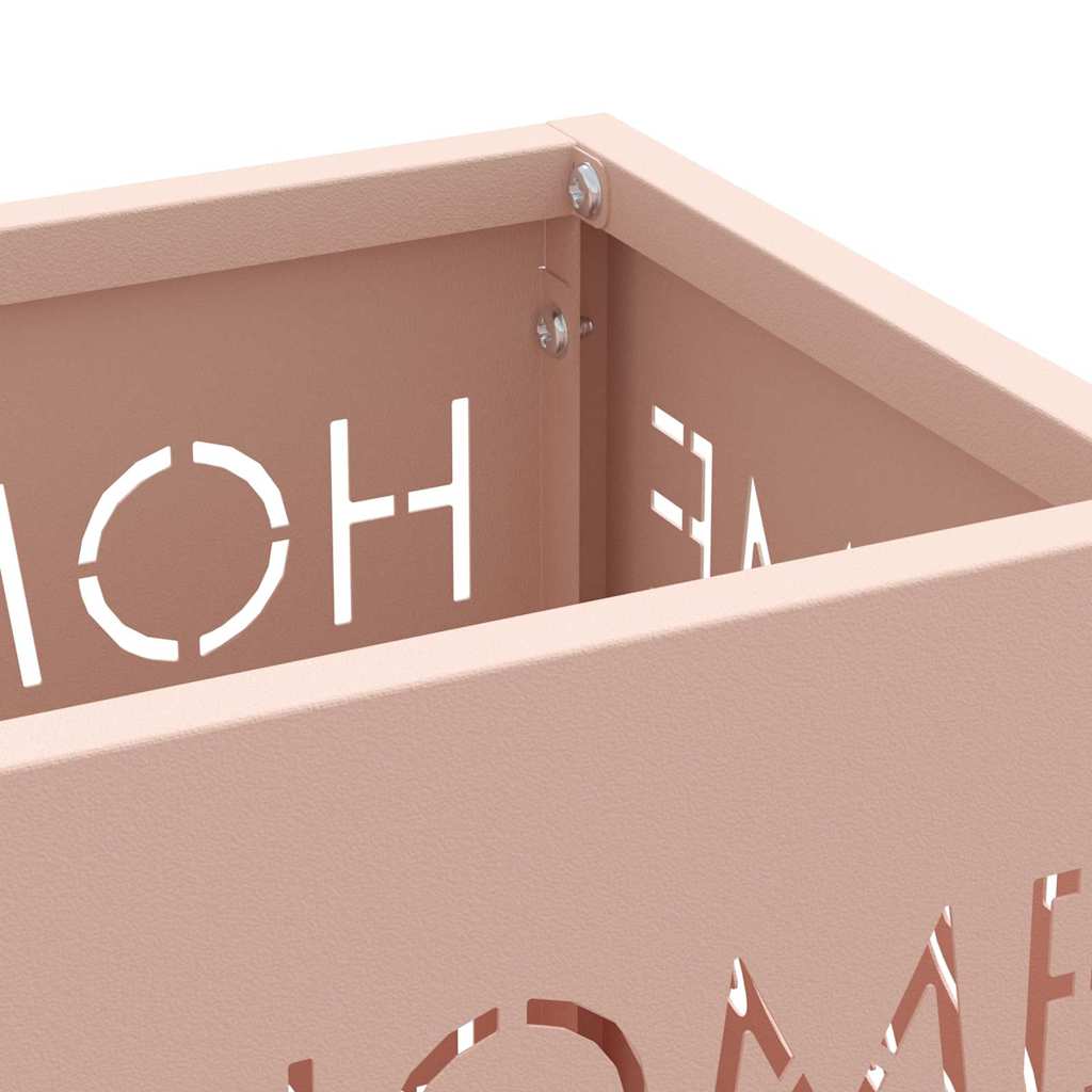Stand per Ombrelli da Pioggia Rosa 15,5 x 15,5 x 49 cm Acciaio | homemem39