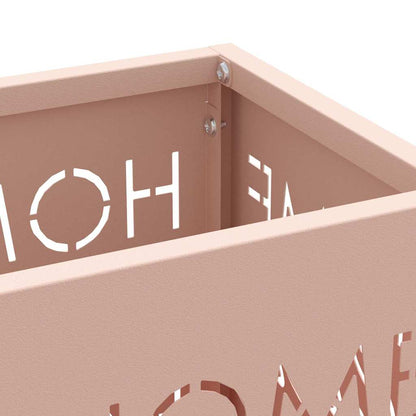 Stand per Ombrelli da Pioggia Rosa 15,5 x 15,5 x 49 cm Acciaio | homemem39