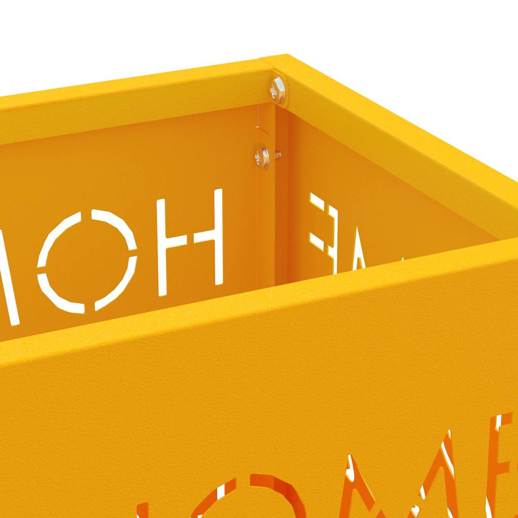 Stand per Ombrelli da Pioggia Senape 15,5 x 15,5 x 49 cm | homemem39