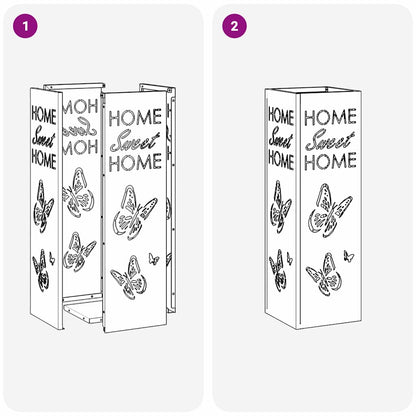 Stand per Ombrelli da Pioggia Senape 15,5 x 15,5 x 49 cm | homemem39