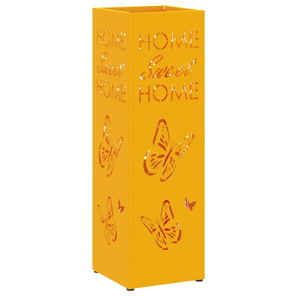 Stand per Ombrelli da Pioggia Senape 15,5 x 15,5 x 49 cm | homemem39