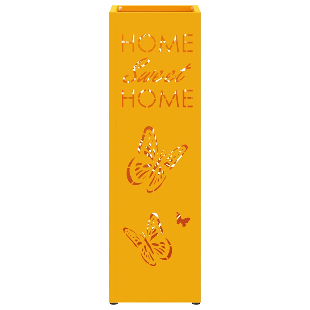 Stand per Ombrelli da Pioggia Senape 15,5 x 15,5 x 49 cm | homemem39