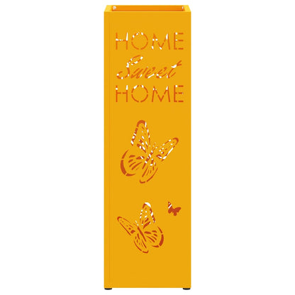 Stand per Ombrelli da Pioggia Senape 15,5 x 15,5 x 49 cm | homemem39