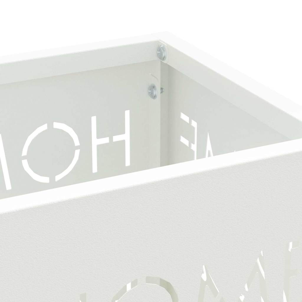 Stand per Ombrelli da Pioggia Bianco 15,5 x 15,5 x 49 cm | homemem39