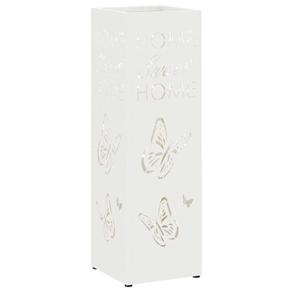 Stand per Ombrelli da Pioggia Bianco 15,5 x 15,5 x 49 cm | homemem39