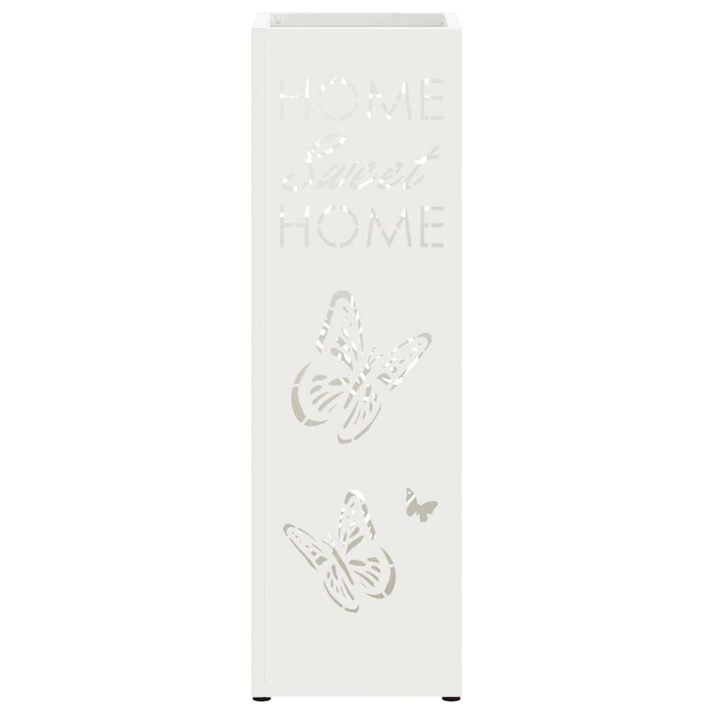 Stand per Ombrelli da Pioggia Bianco 15,5 x 15,5 x 49 cm | homemem39