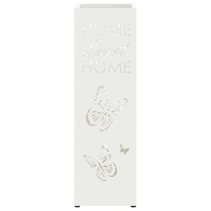 Stand per Ombrelli da Pioggia Bianco 15,5 x 15,5 x 49 cm | homemem39