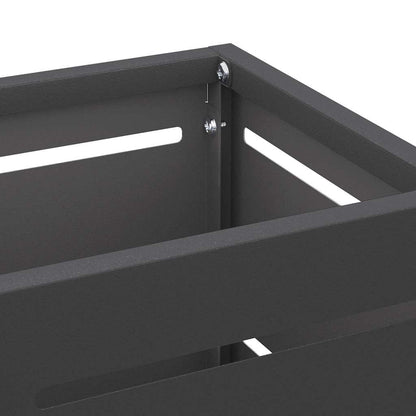 Stand per Ombrelli da Pioggia Nero 15,5 x 15,5 x 49 cm Acciaio | homemem39