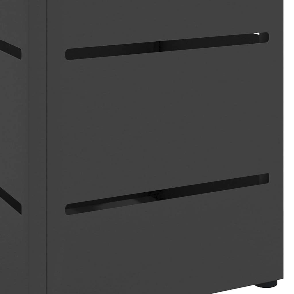 Stand per Ombrelli da Pioggia Nero 15,5 x 15,5 x 49 cm Acciaio | homemem39