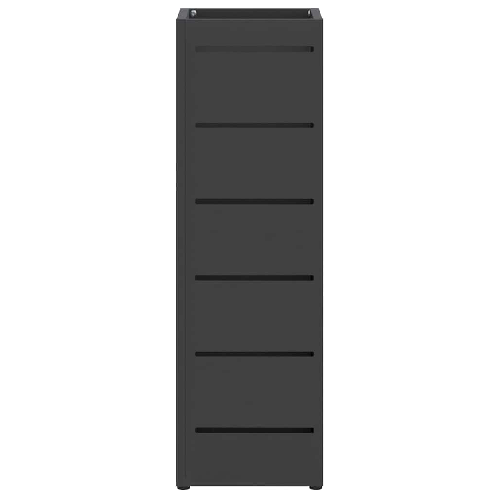 Stand per Ombrelli da Pioggia Nero 15,5 x 15,5 x 49 cm Acciaio | homemem39
