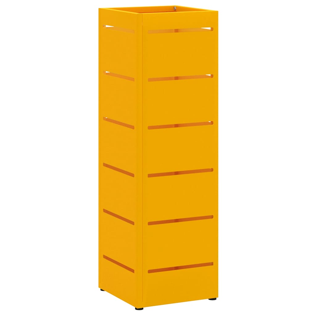 Stand per Ombrelli da Pioggia Senape 15,5 x 15,5 x 49 cm | homemem39