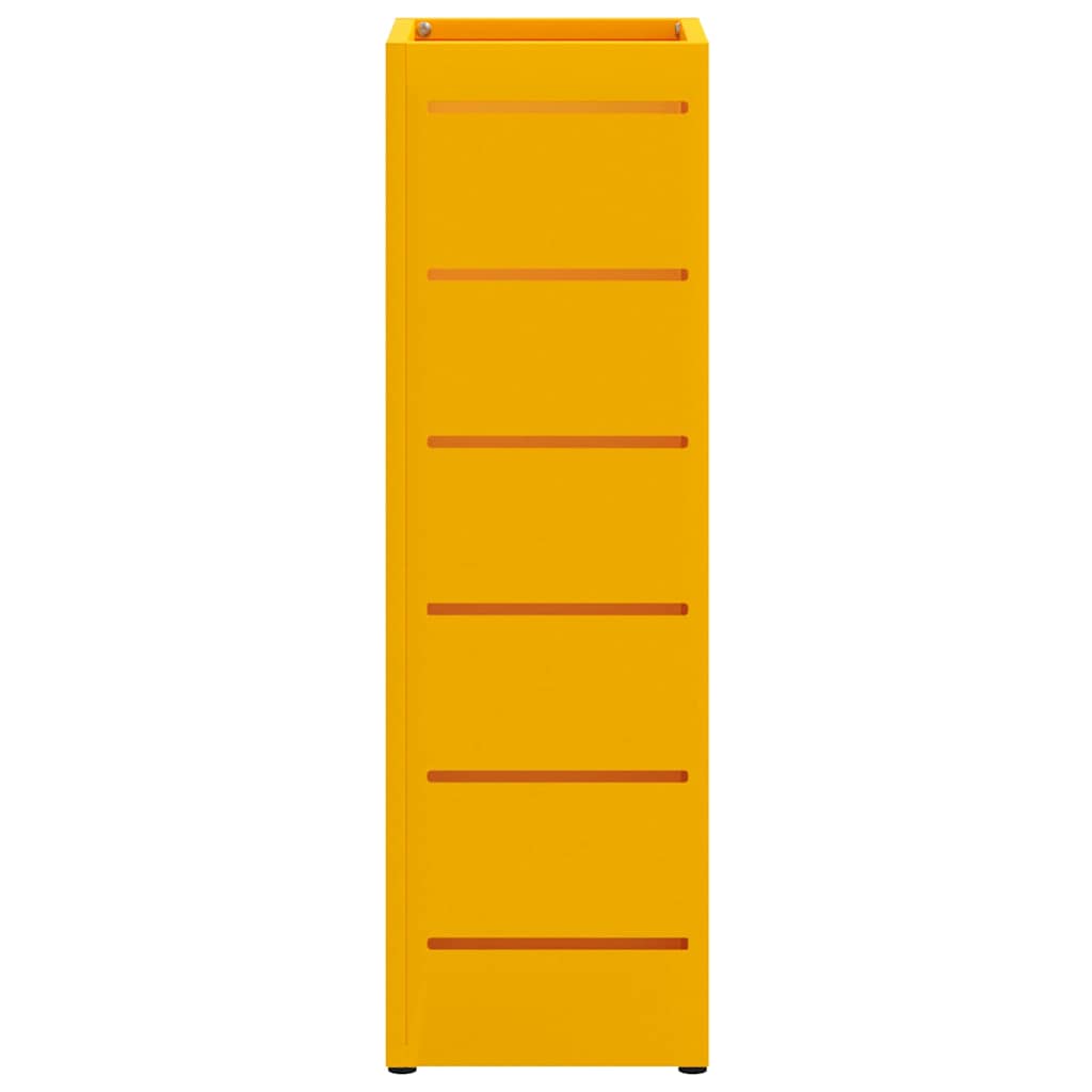 Stand per Ombrelli da Pioggia Senape 15,5 x 15,5 x 49 cm | homemem39