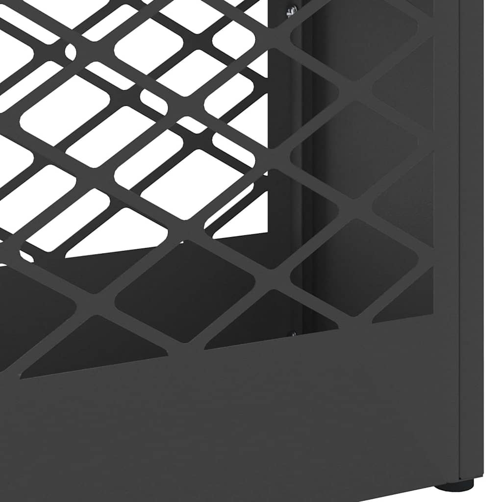 Stand per Ombrelli da Pioggia Nero 28 x 12 x 41 cm Acciaio | homemem39