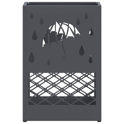 Stand per Ombrelli da Pioggia Antracite 28 x 12 x 41 cm Acciaio | homemem39