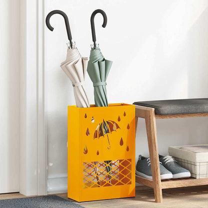 Stand per Ombrelli da Pioggia Giallo Senape 28 x 12 x 41 cm | homemem39
