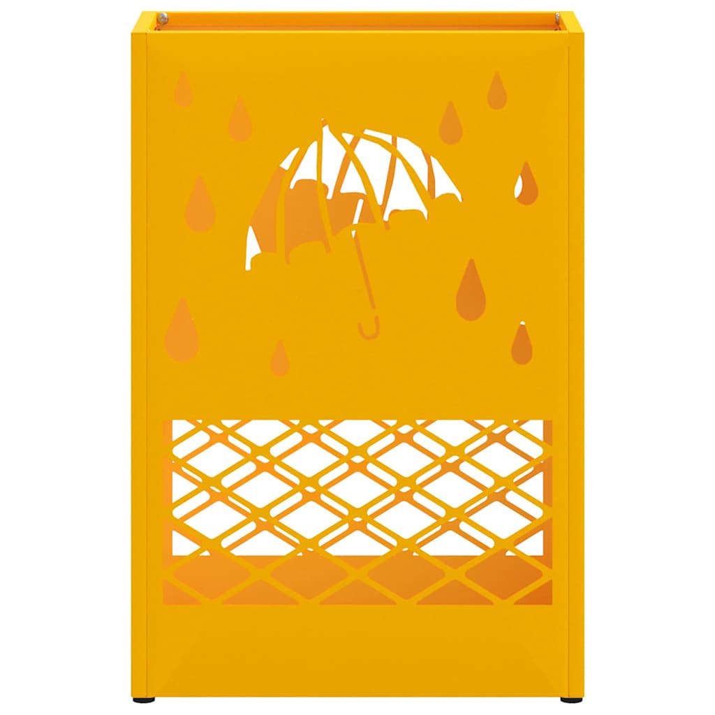 Stand per Ombrelli da Pioggia Giallo Senape 28 x 12 x 41 cm | homemem39