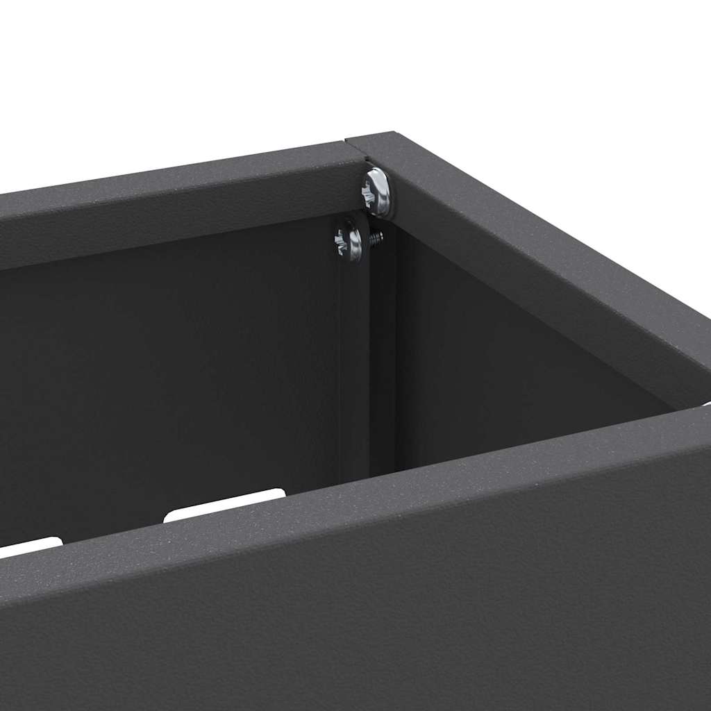 Stand per Ombrelli da Pioggia Nero 28 x 12 x 41 cm Acciaio | homemem39