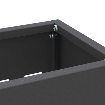 Stand per Ombrelli da Pioggia Nero 28 x 12 x 41 cm Acciaio | homemem39