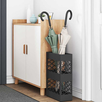 Stand per Ombrelli da Pioggia Nero 28 x 12 x 41 cm Acciaio | homemem39