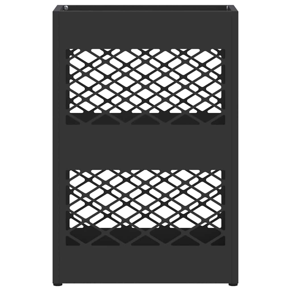 Stand per Ombrelli da Pioggia Nero 28 x 12 x 41 cm Acciaio | homemem39