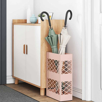 Stand per Ombrelli da Pioggia Rosa 28 x 12 x 41 cm Acciaio | homemem39