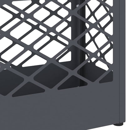 Stand per Ombrelli da Pioggia Antracite 28 x 12 x 41 cm Acciaio | homemem39
