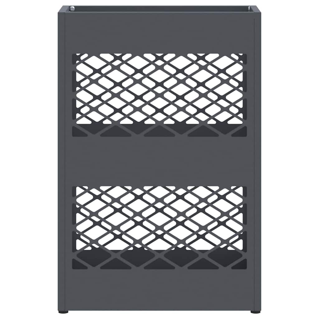 Stand per Ombrelli da Pioggia Antracite 28 x 12 x 41 cm Acciaio | homemem39