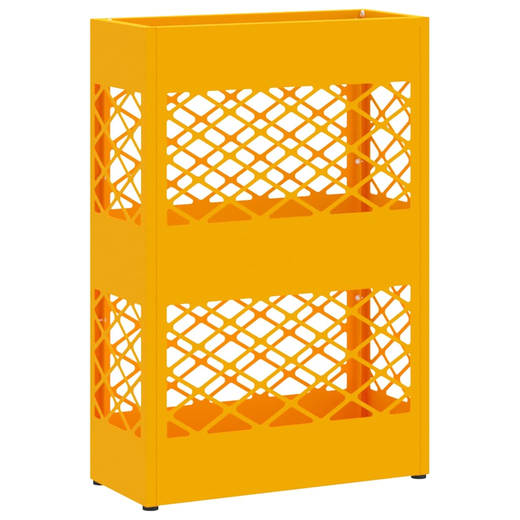 Stand per Ombrelli da Pioggia Giallo Senape 28 x 12 x 41 cm | homemem39