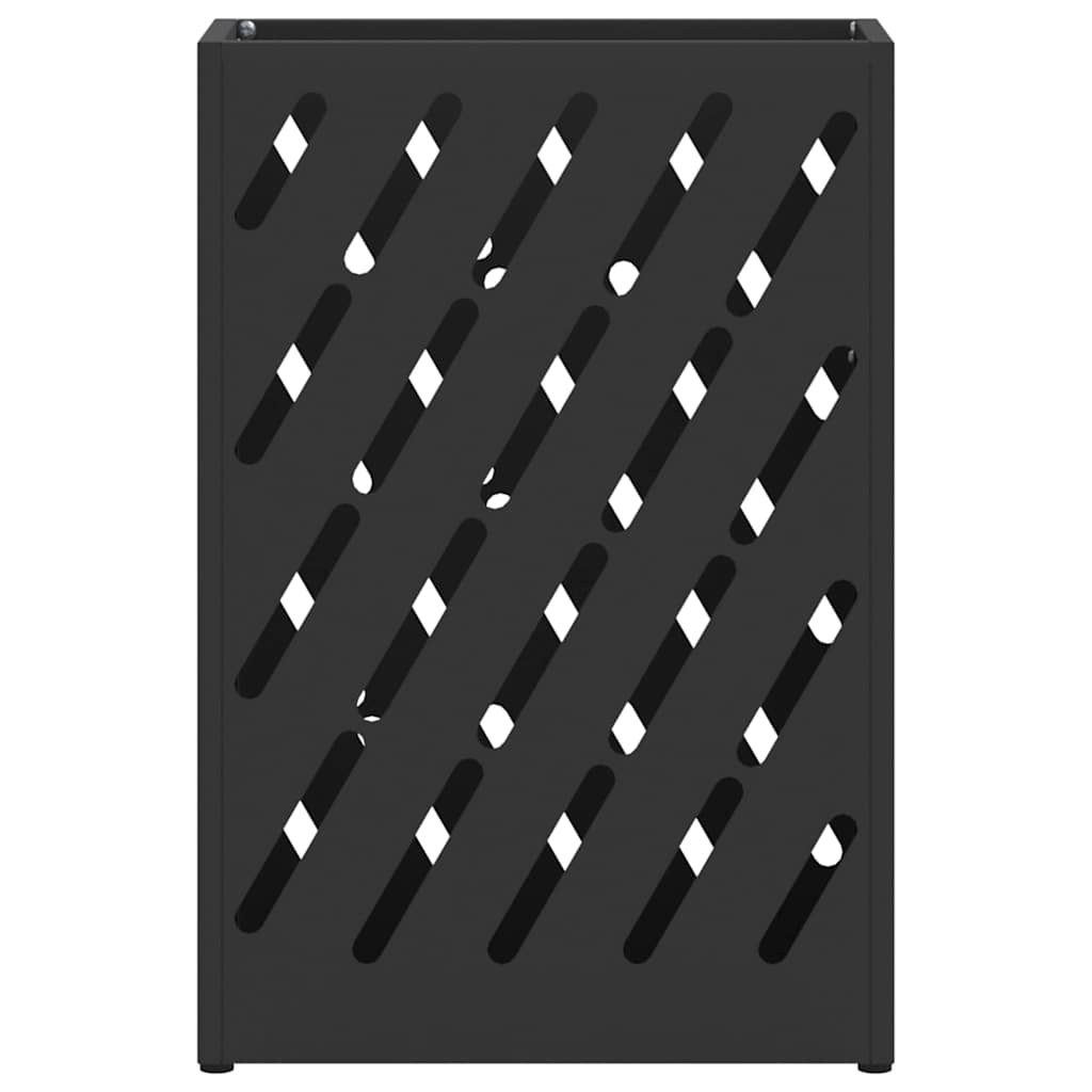 Stand per Ombrelli da Pioggia Nero 28 x 12 x 41 cm Acciaio | homemem39